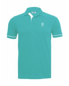 YPS Crest Polo Mint Blue